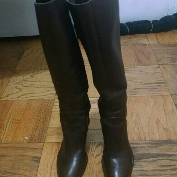 ralph lauren knee high boots